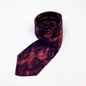 Vintage Lago di Como Silk Tie Skinny Tie